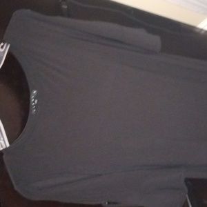 Black knee length dress